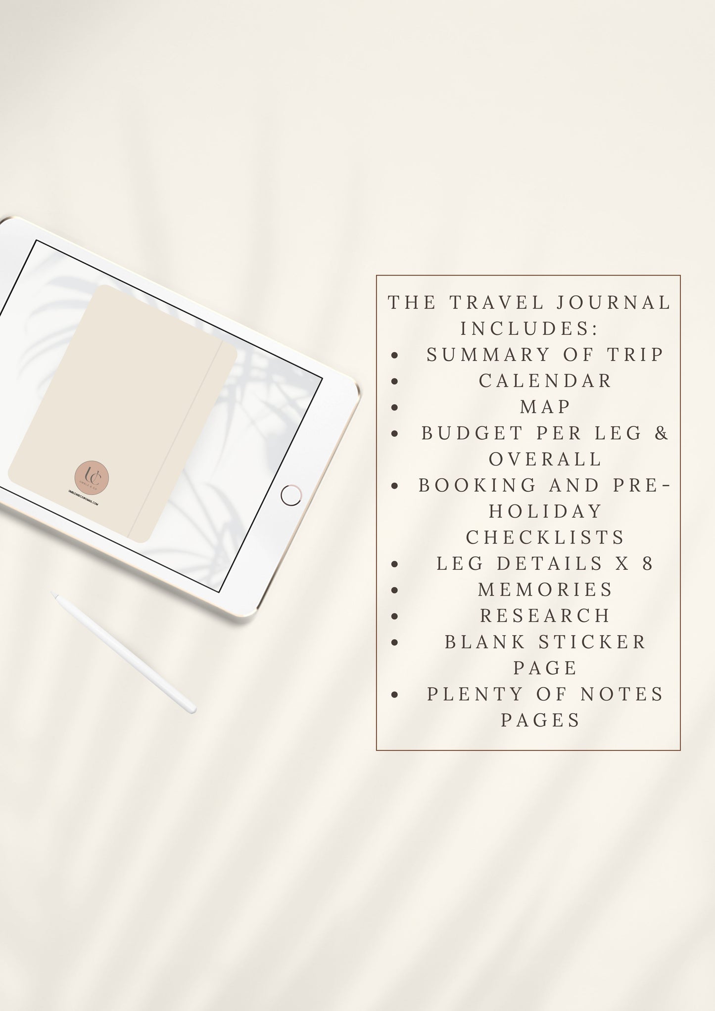 Digital Vacation andTravel Planner