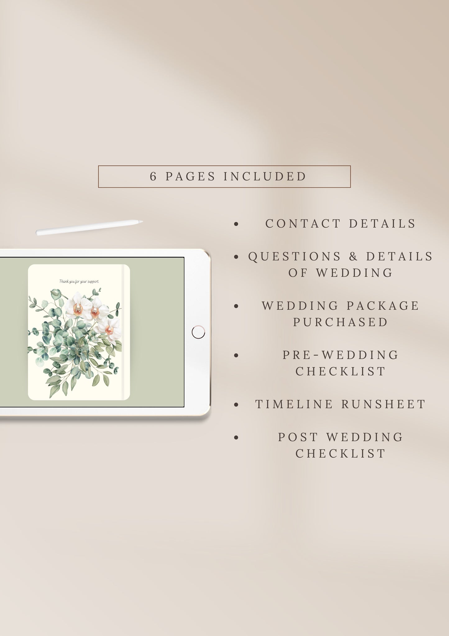 Digital Client planner for Wedding Photographers